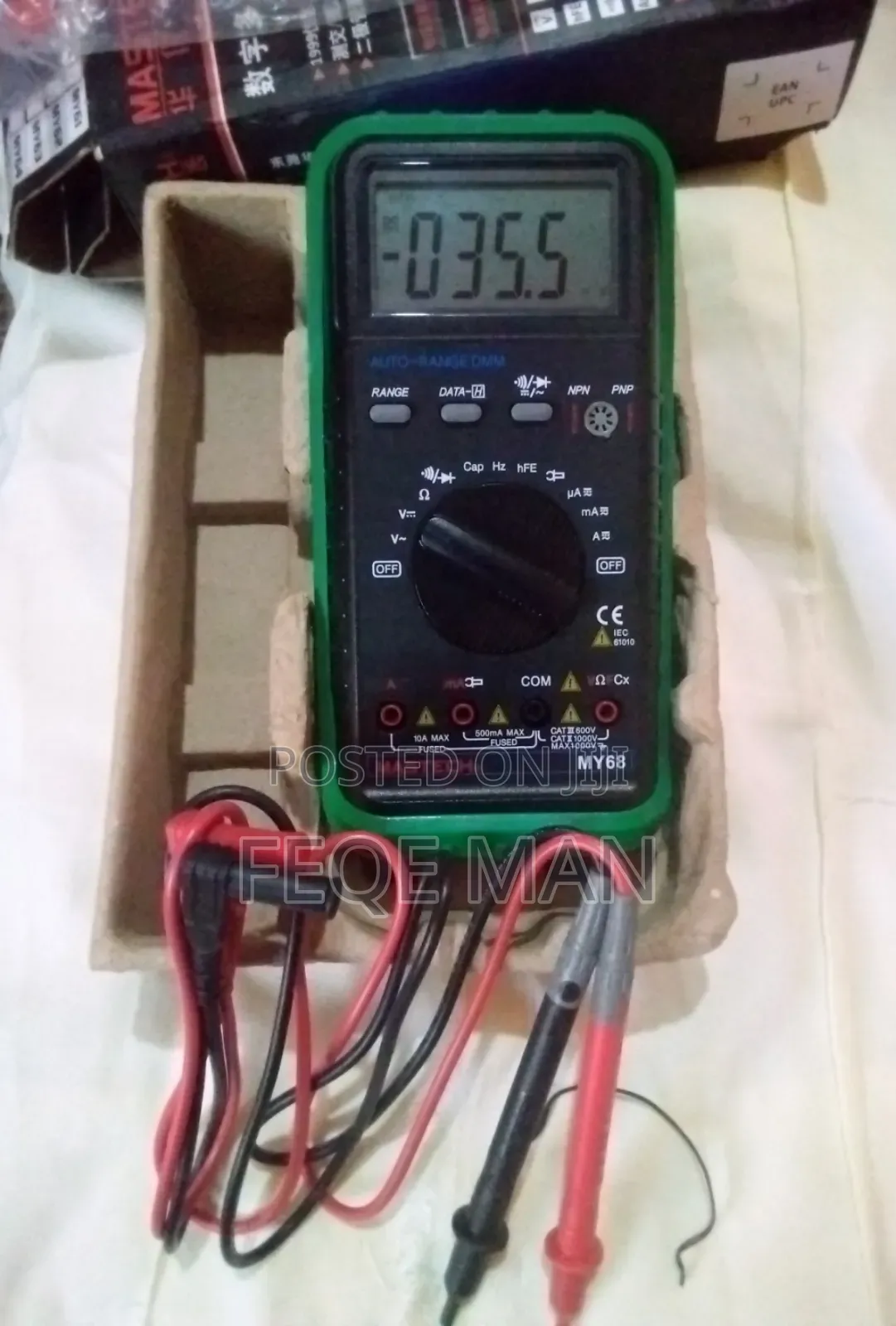 Brand New Original Mastech My-68 Digital Multimeter – Sealed