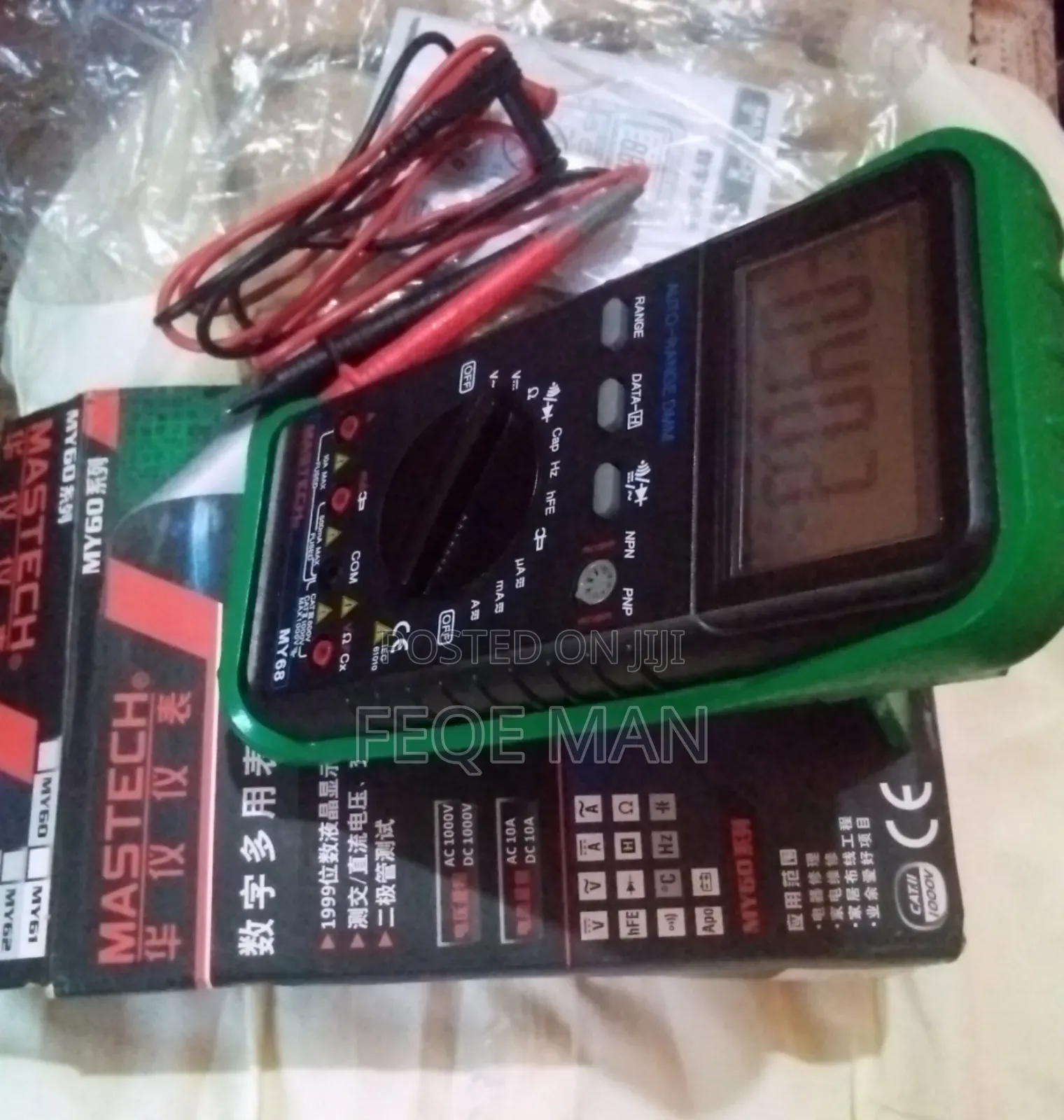 Brand New Original Mastech My-68 Digital Multimeter – Sealed