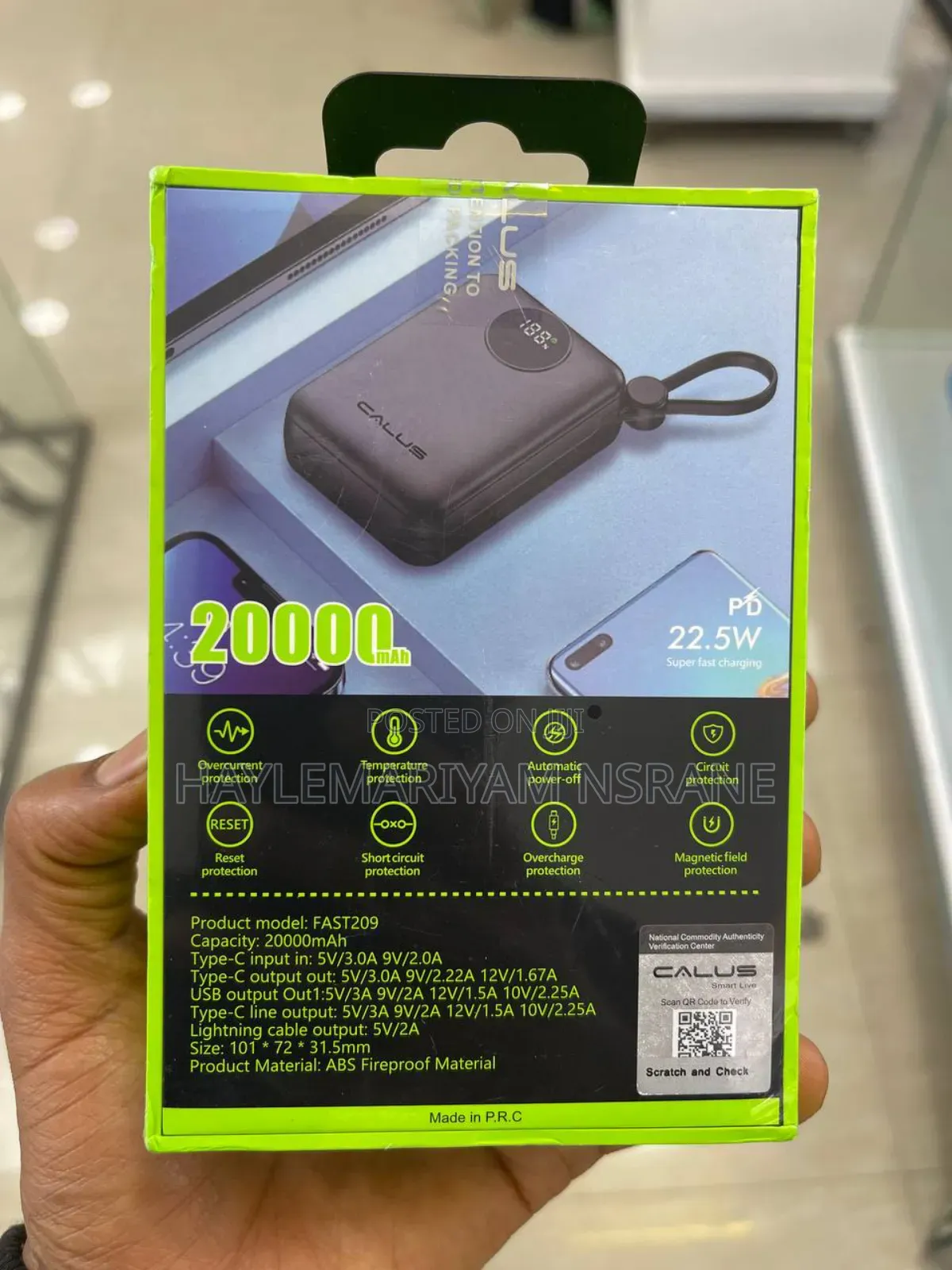 Calus 20000 Super Fast Charger