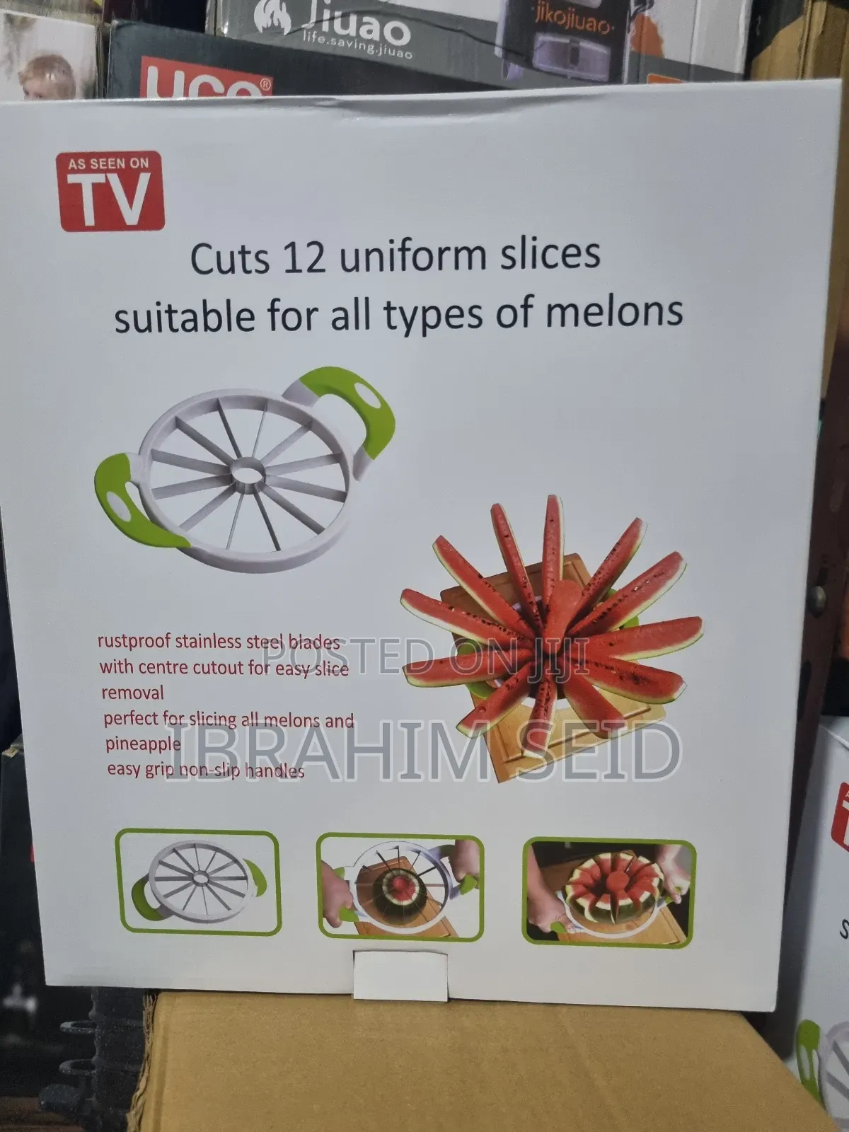 Extra Large Watermelon Slicer Cutter, Stainless Steel