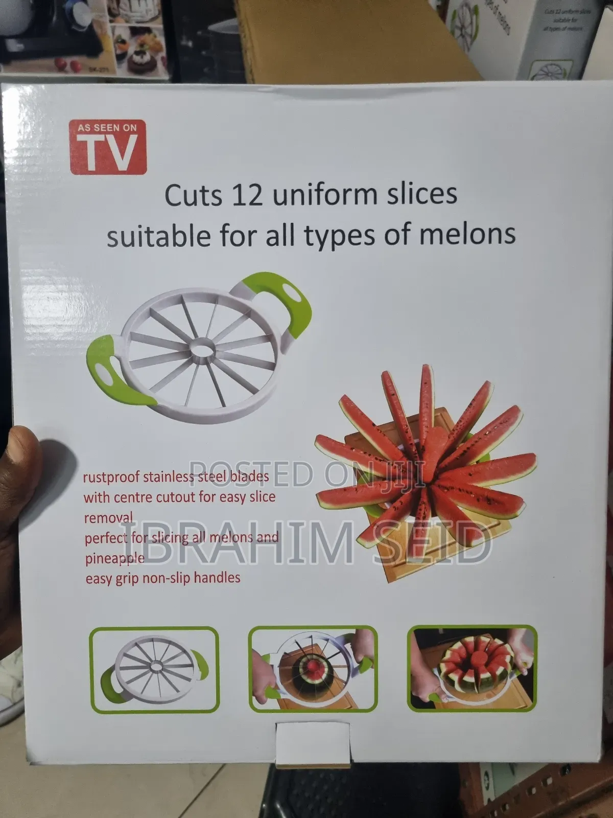 Extra Large Watermelon Slicer Cutter, Stainless Steel