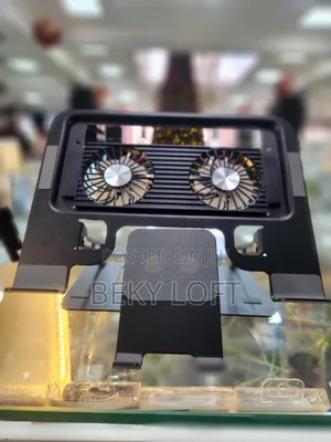 L07 Pc Stand With Fand and Phone Holder