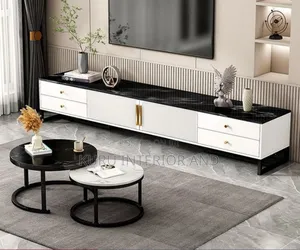 Modern Tv Stand With 2 Center Tabel High Quality