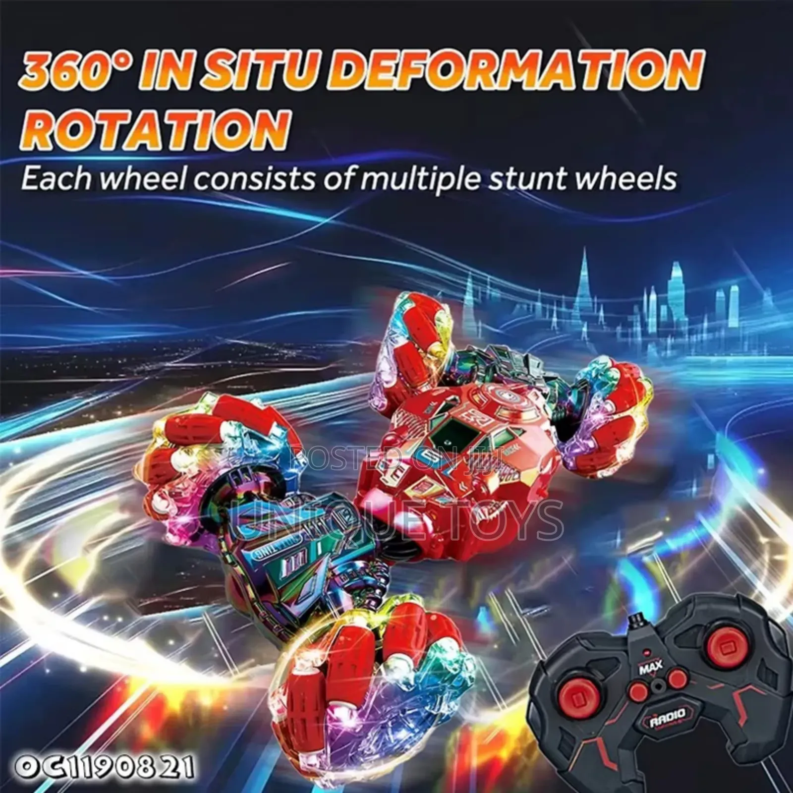 Xtreme Remote Control Stunt Car – Total Action, Total Control