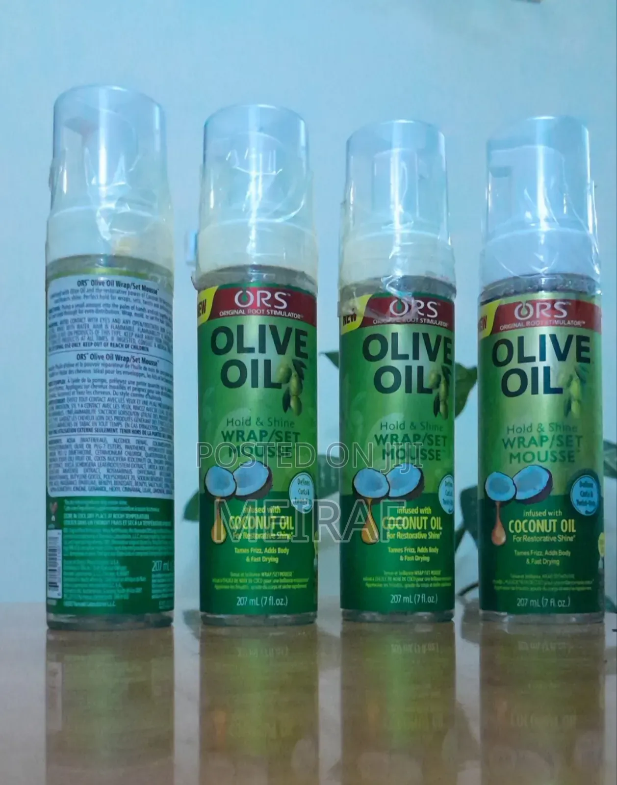 Olive Oil Wrap/Set Mousse