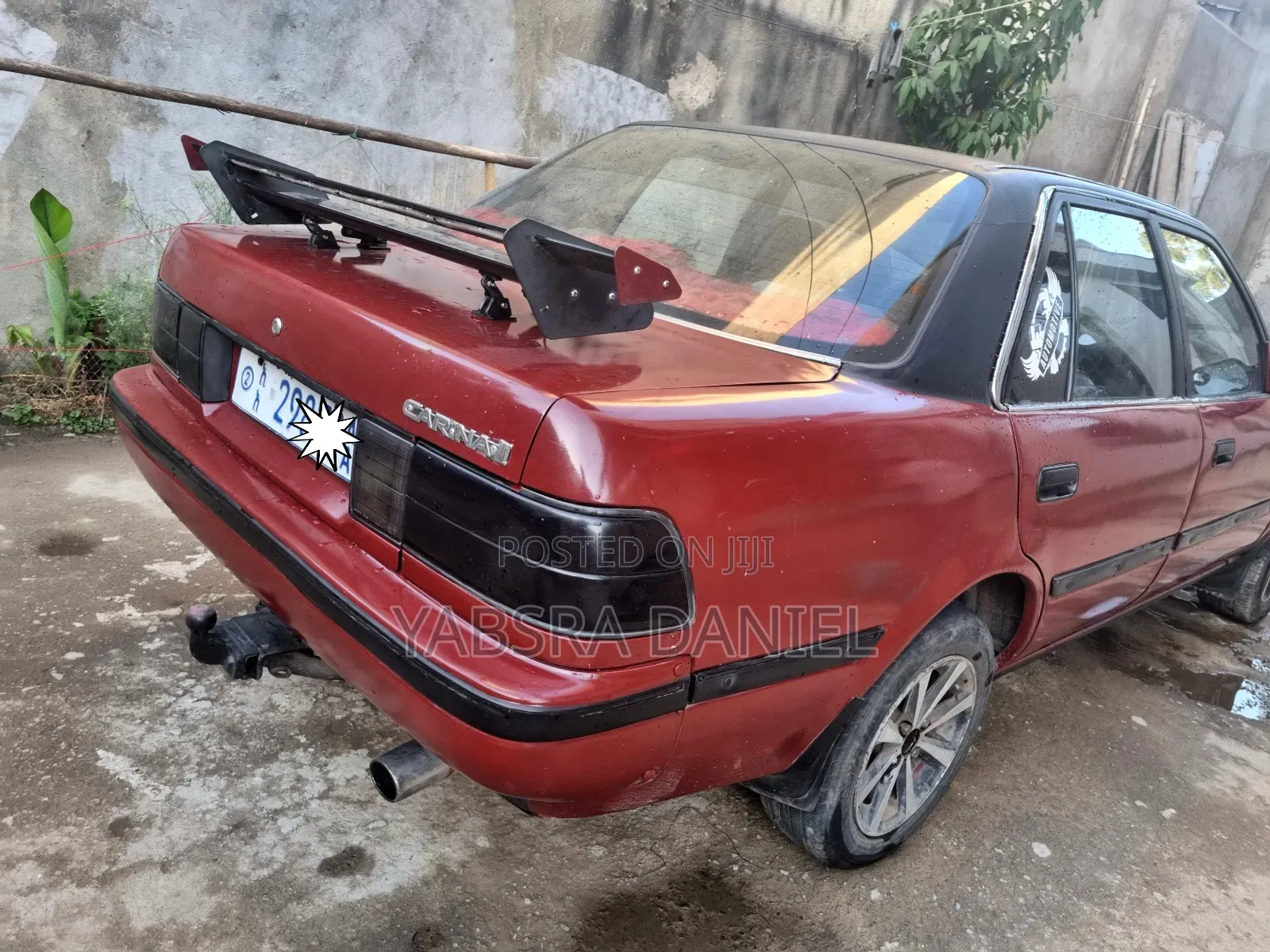 Toyota Carina 1.6 AWD Sedan 1991 Red