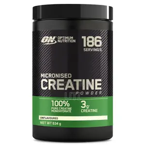 Optimum Nutrition Micronised Creatine Powder, 635 G, 186 Servings