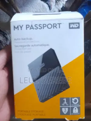 Wd 1tb Portable External Hard Disk | My Passport HDD