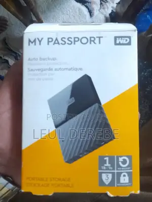 Wd 1tb Portable External Hard Disk | My Passport HDD