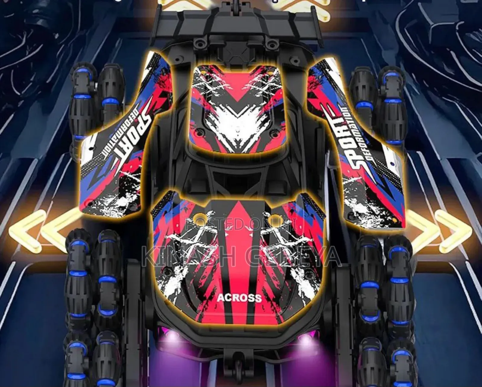 Alloy Spray Music Lighting Rc Stunt Car