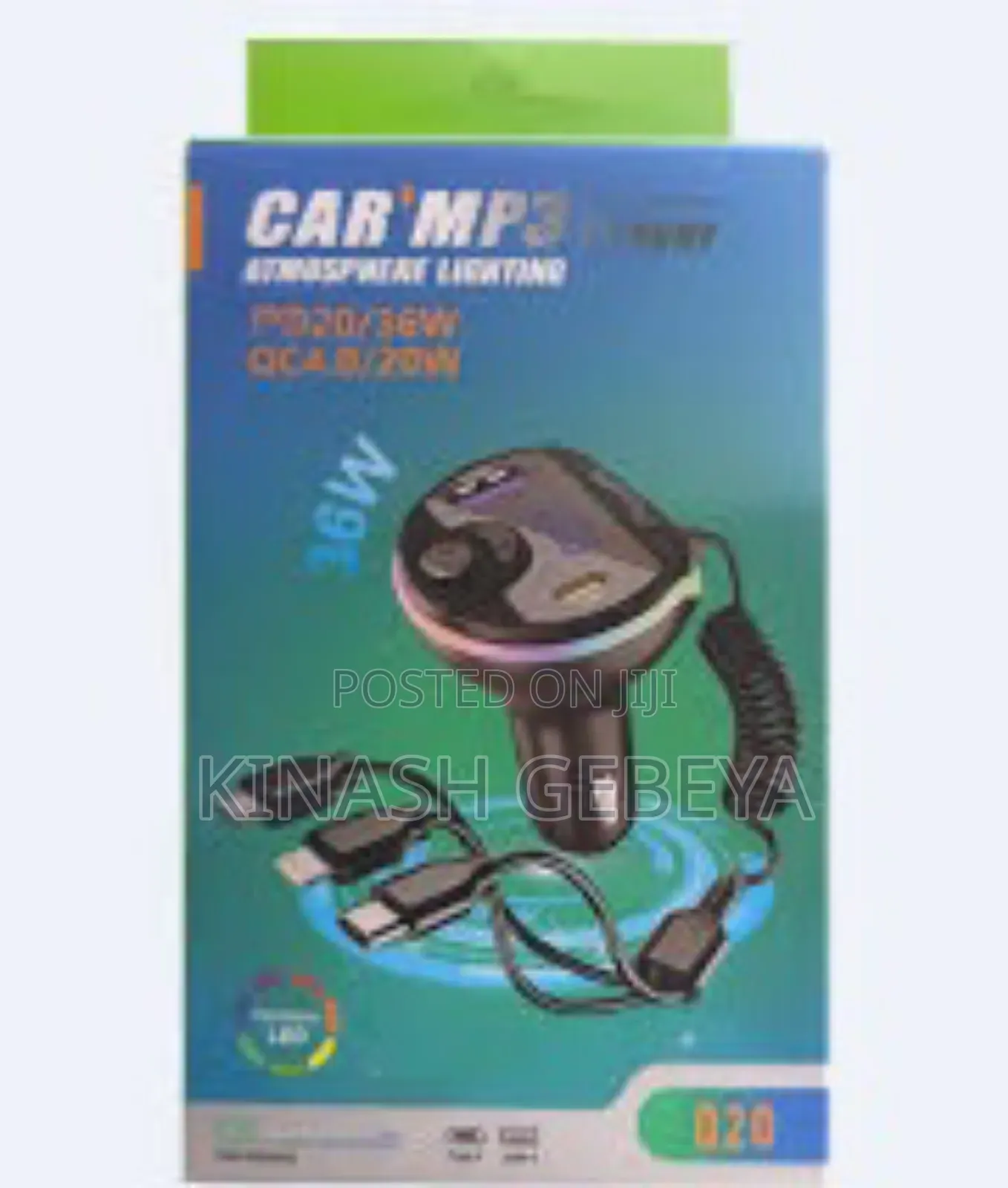 3in1 Car Charger and Mp3 Player