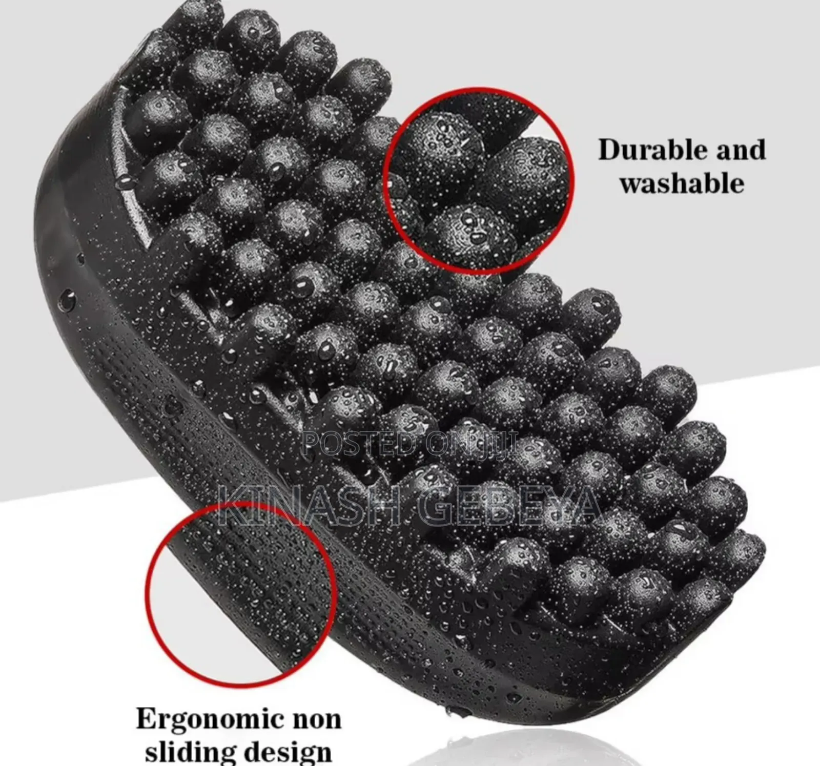 Rubber Hair Twist and Curl Brush