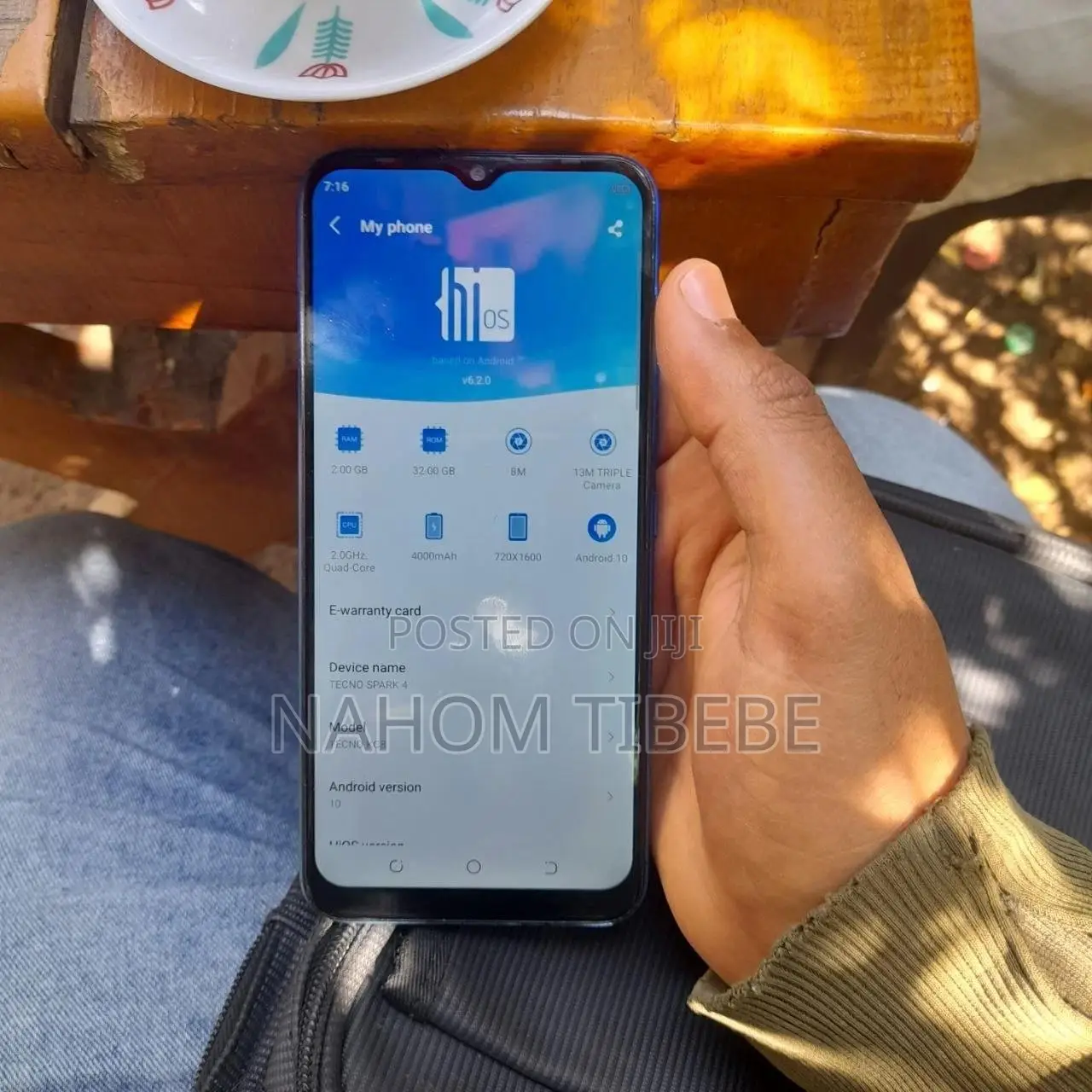 Tecno Spark 4 32 GB Blue