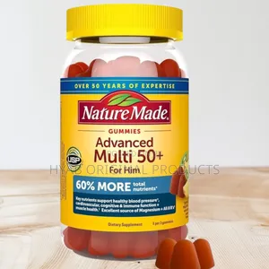 60% More Nutrients Advanced Multivitamin 50 + for Him, 84 Gummies