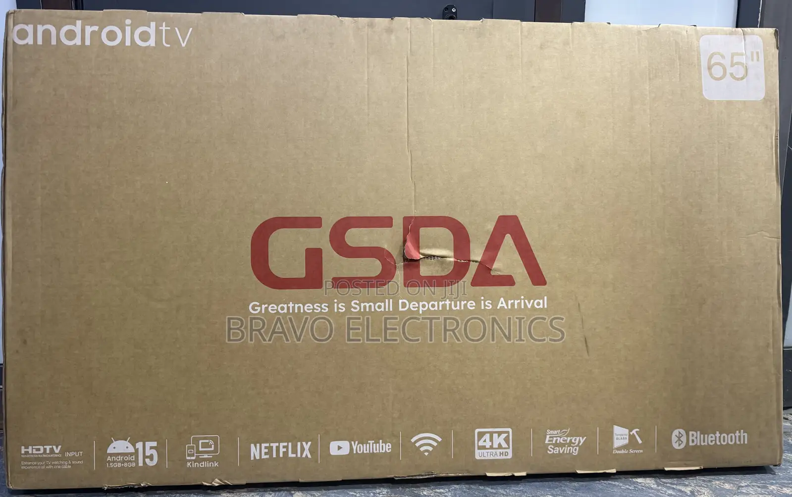 Gsda 65” Android Smart Tv – Smart Features Stunning Picture!