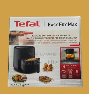 Tefal Easy Fry Max Hot Air Fryer. It Has a Large 5-Liter Capacity,