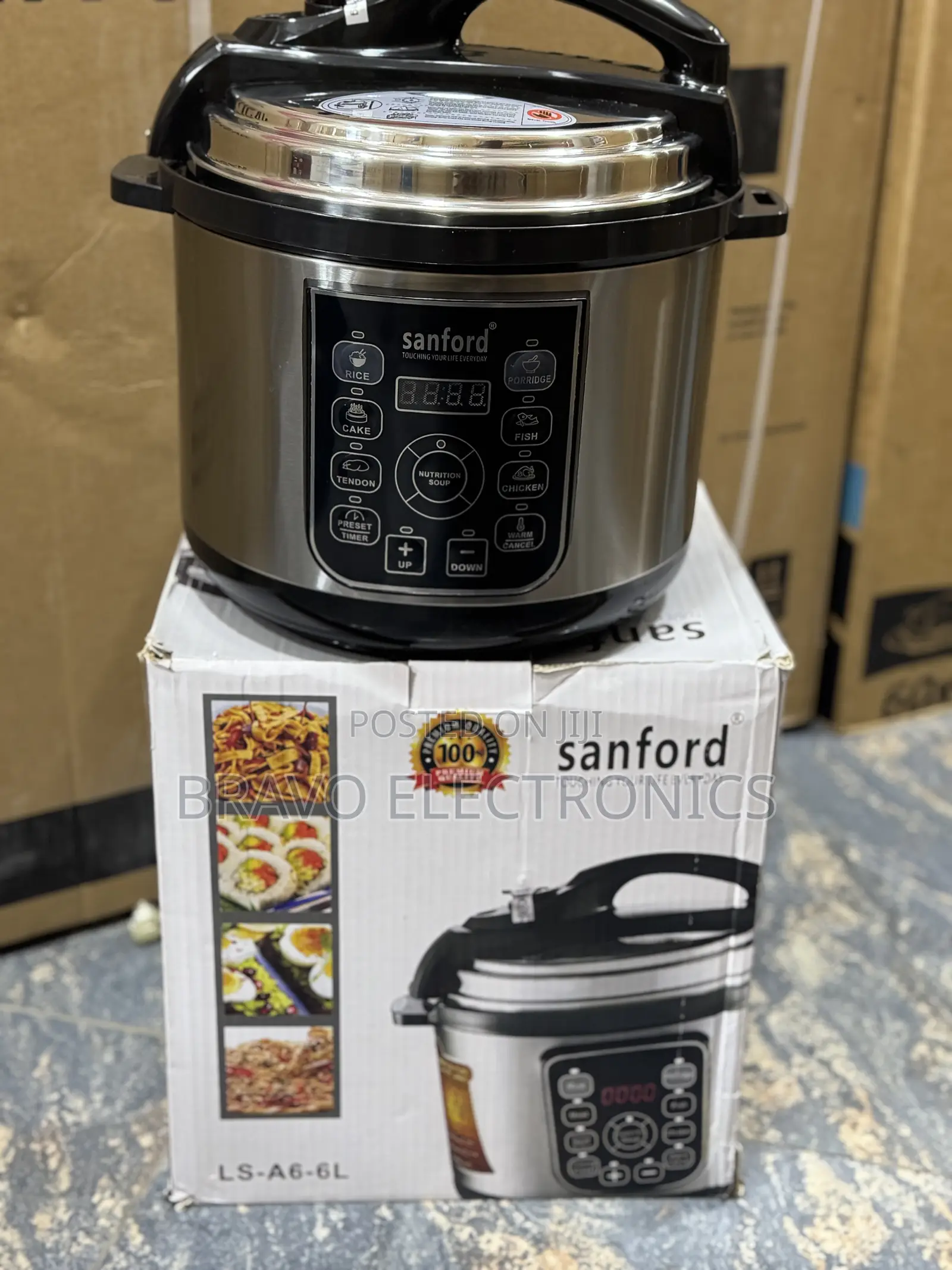 Sanford Pressure Cooker 6l – Fast Cooking, Safe Energy Saving!