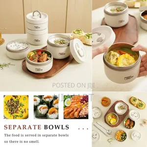 4in1 Portable Lunch Box Set With Bag