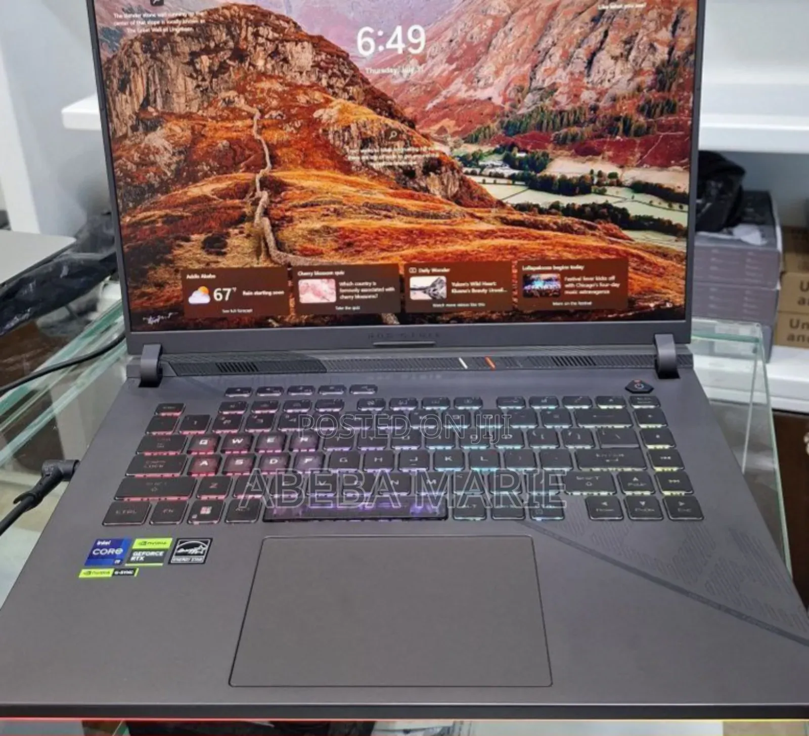 New Laptop Asus ROG Strix G16 G614 32GB Intel Core I9 SSD 1T