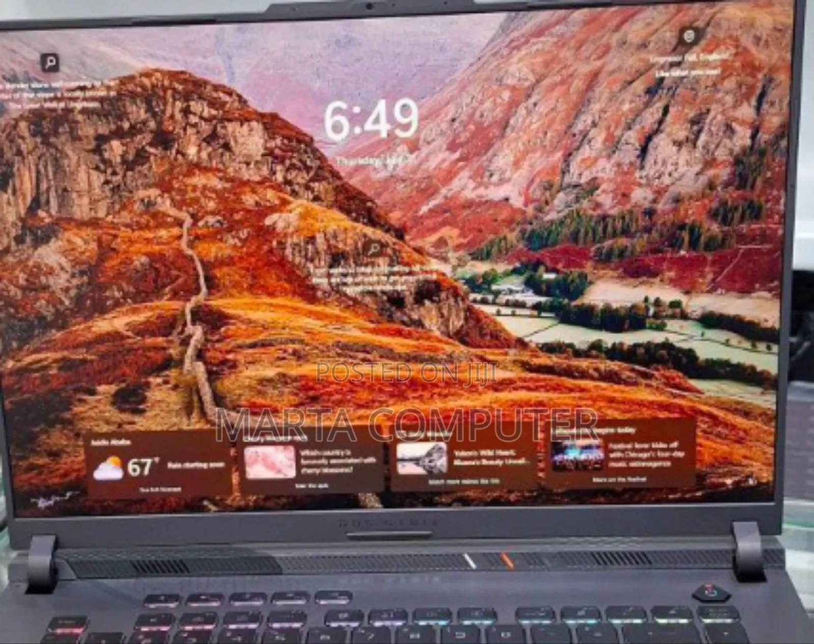 New Laptop Asus ROG Strix G16 G614 16GB Intel Core I9 SSD 1T