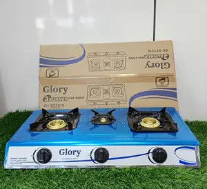 Glory Gas Stove – 3 Burner Gas Cooker | Strong Flame Durable Design