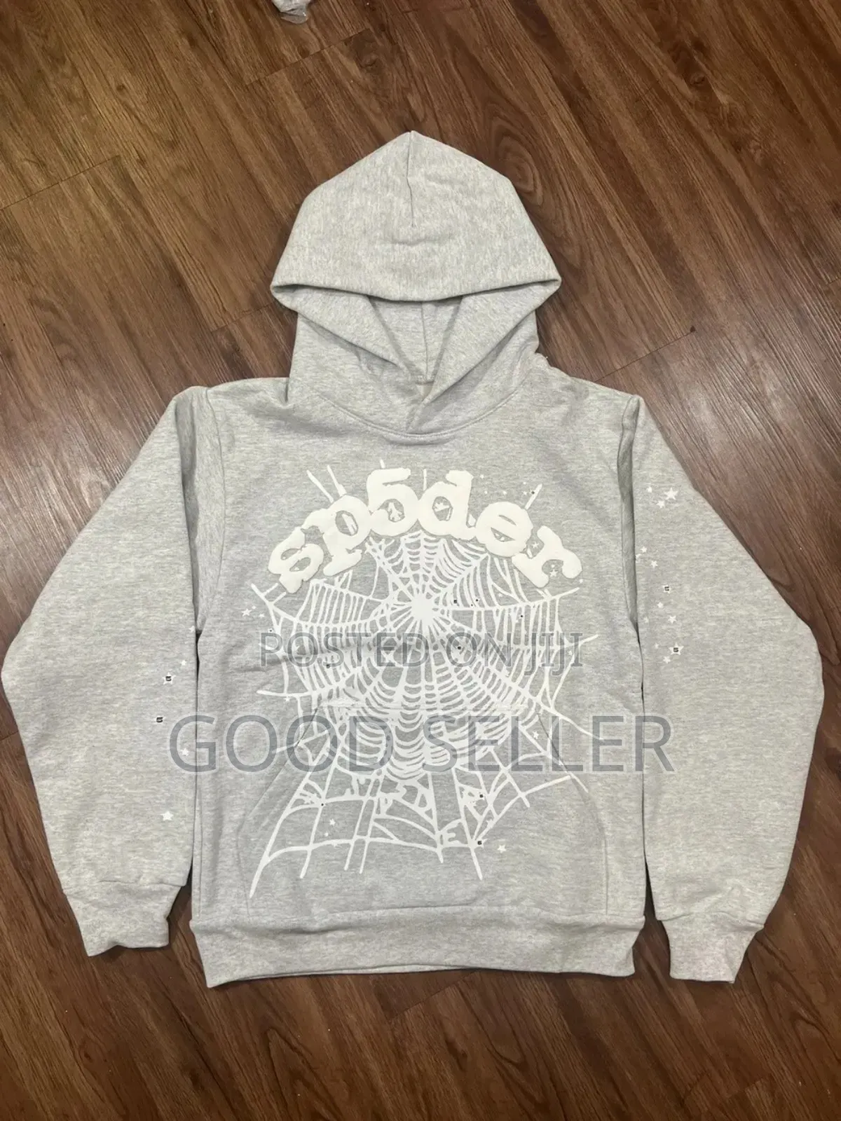 Grey Spider Hoodie