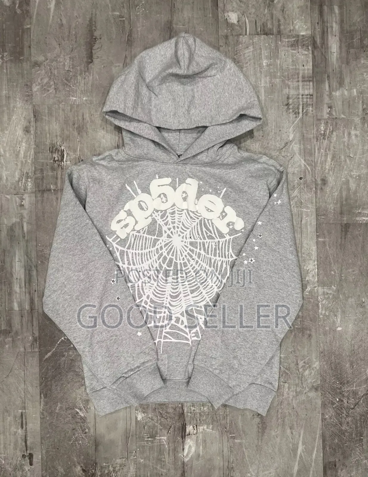 Grey Spider Hoodie