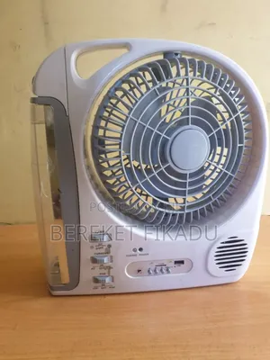 6 in 1 Rechargeable Fan With Led Lamp