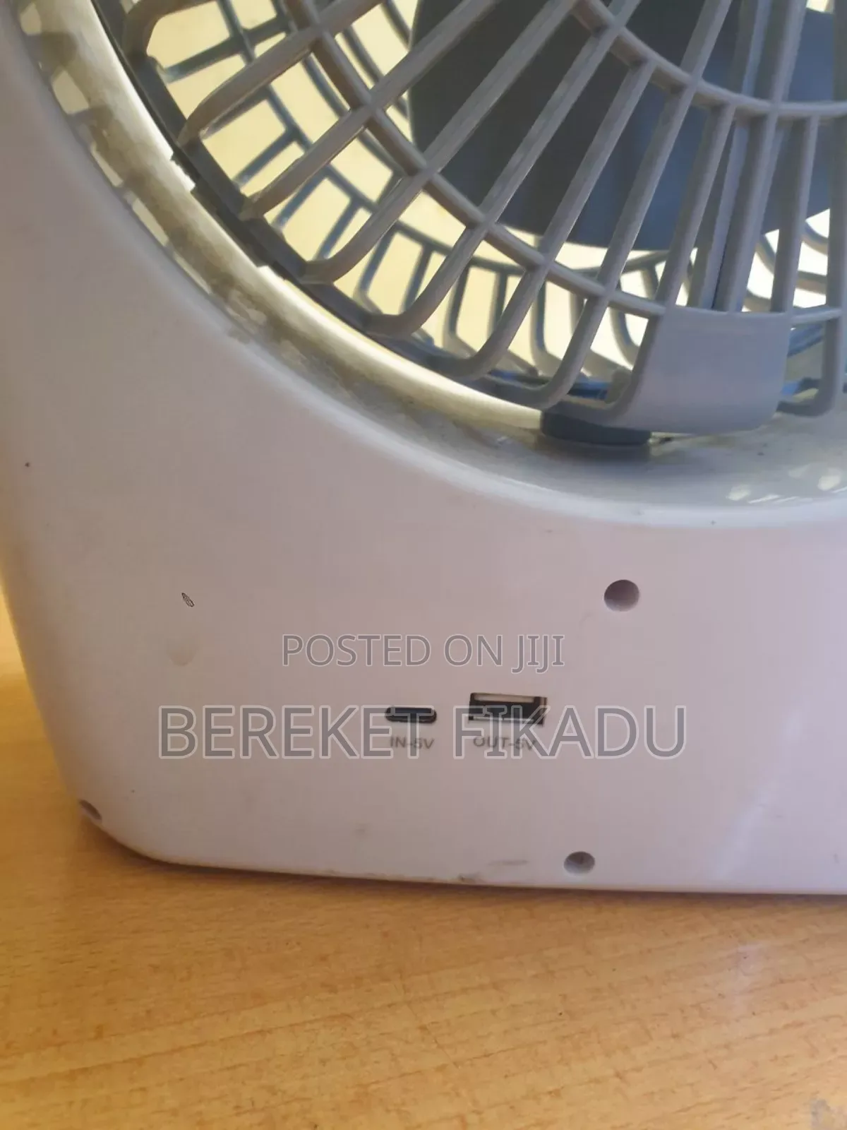 6 in 1 Rechargeable Fan With Led Lamp