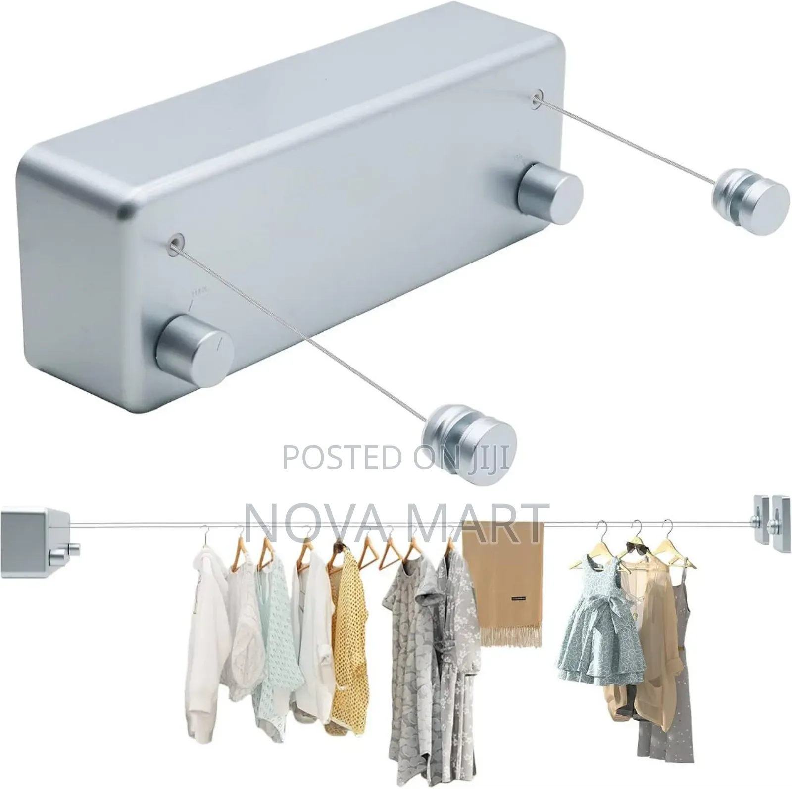 Double Ropes Retractable Clotheslines