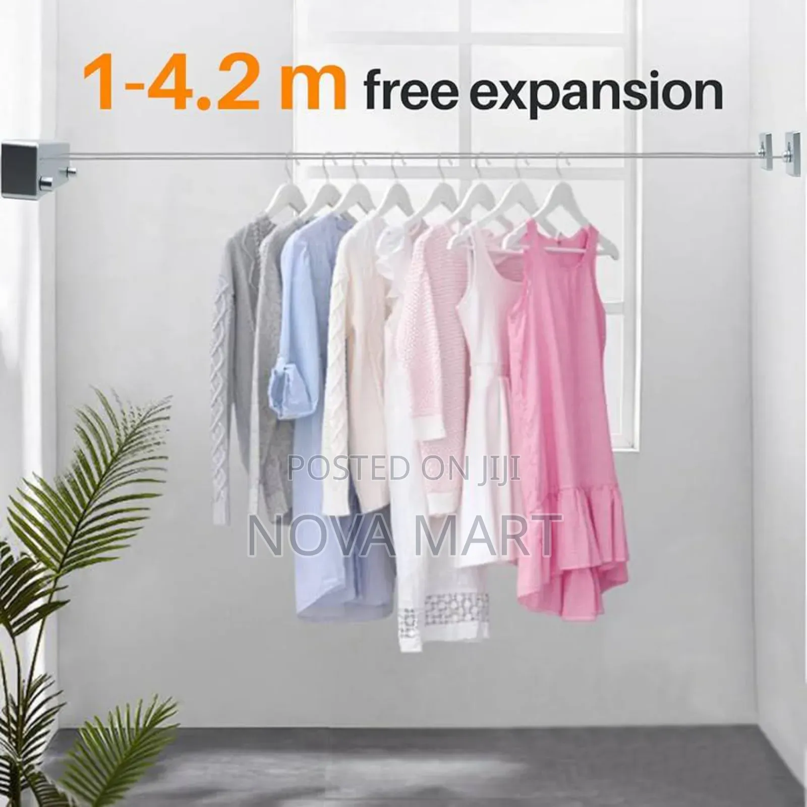 Double Ropes Retractable Clotheslines