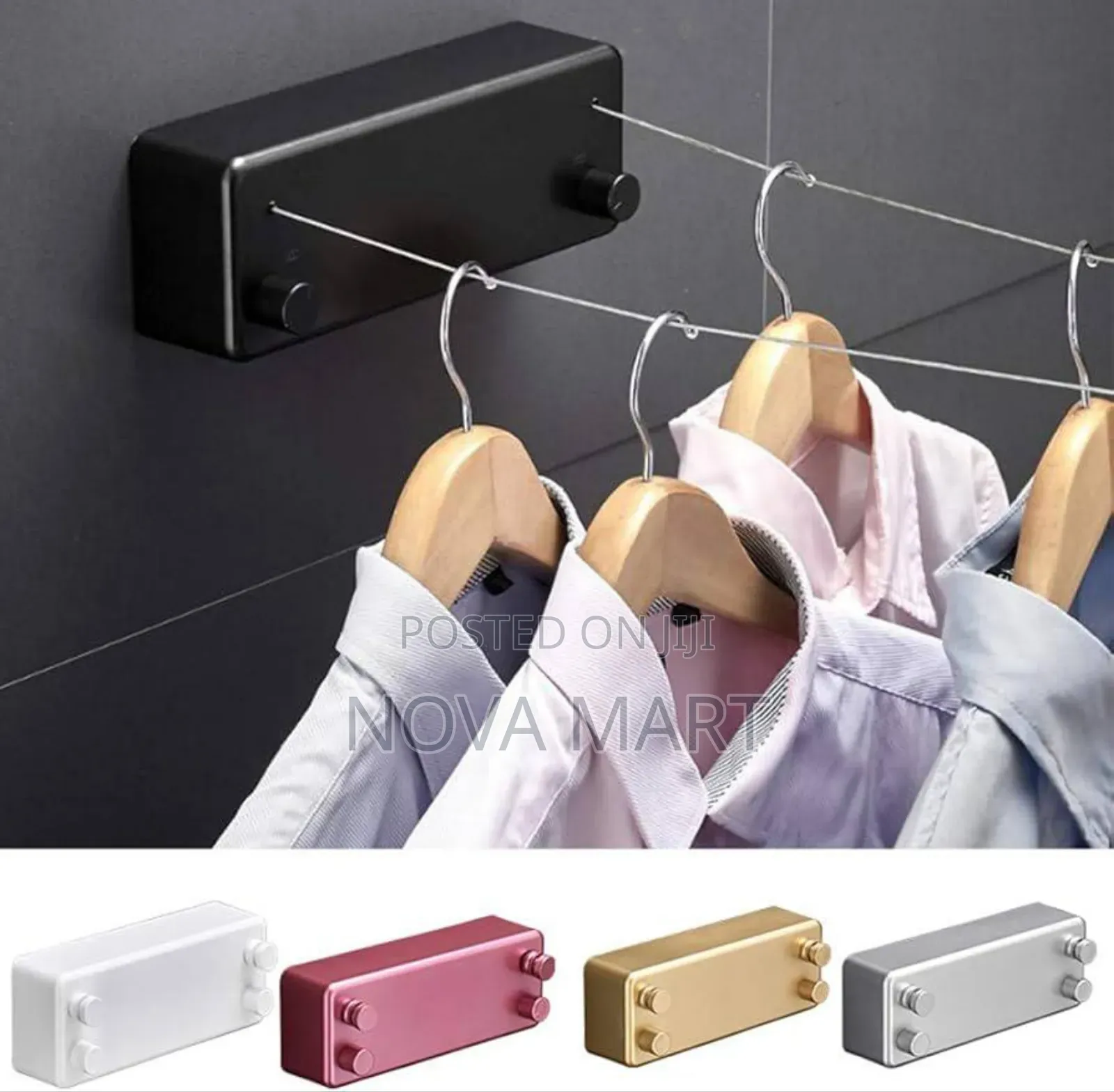 Double Ropes Retractable Clotheslines