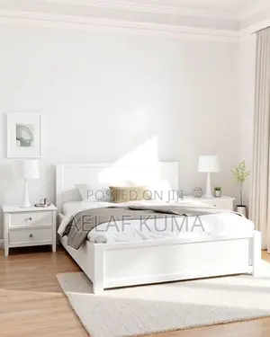 1.50 Bed | Comfortable Sleeping | Strong Frame - ከፍራሽ እና ከነፃ ማድረስ ጋር