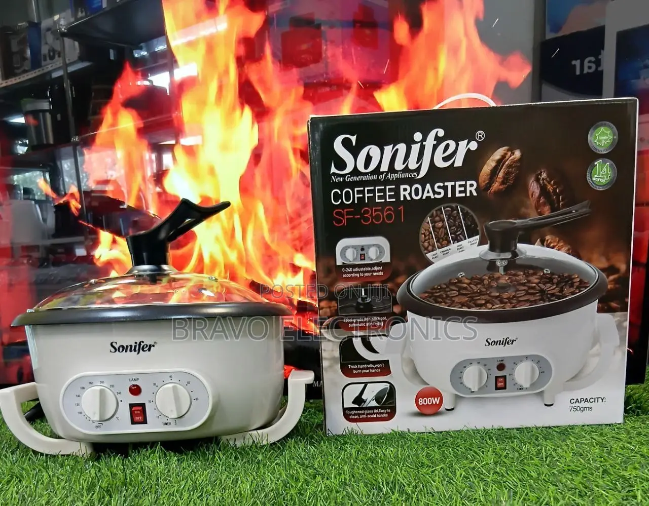 Sonifer Coffee Roaster 750g – Roast Fresh Beans at Home or Café!