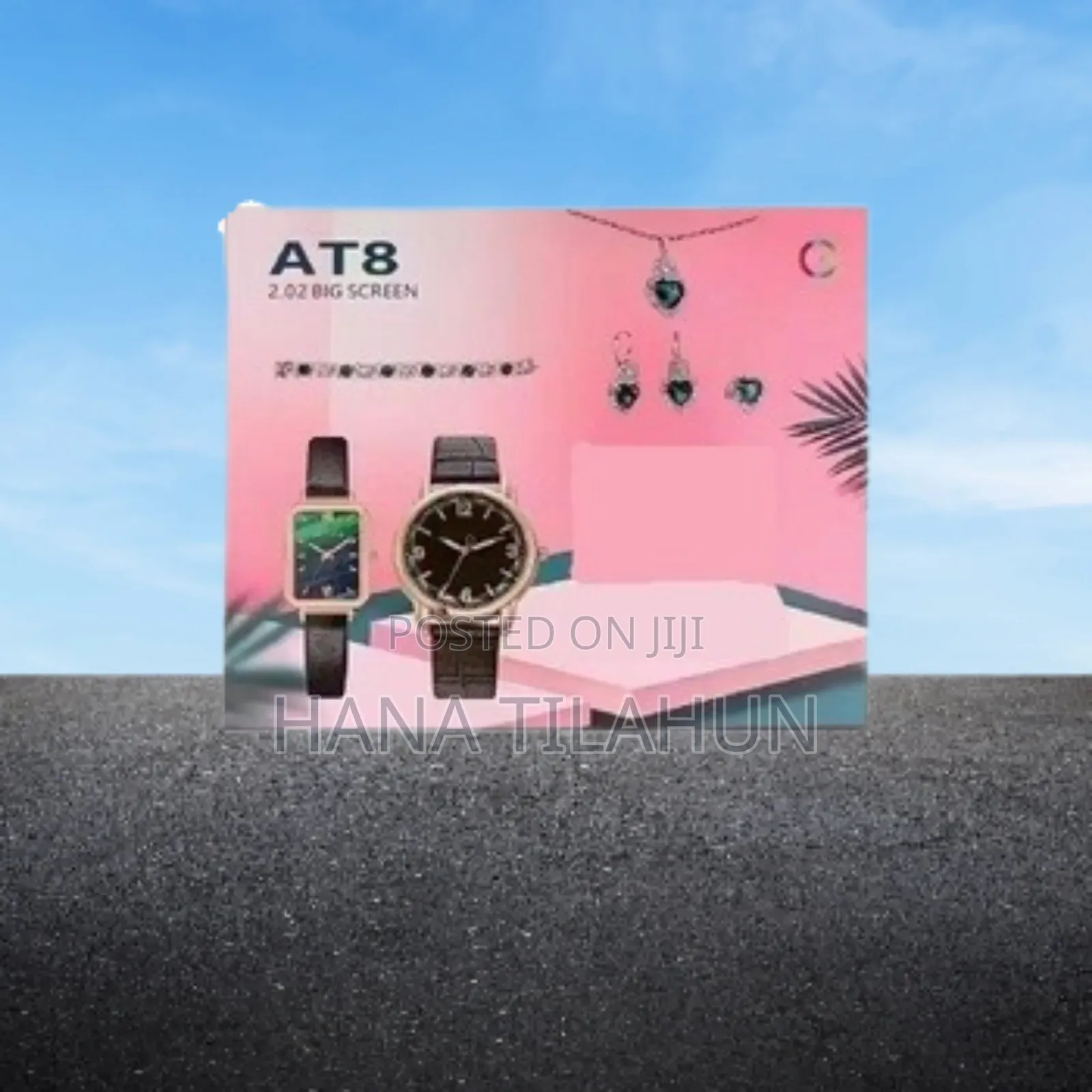 At8 Women's Smartwatch Gift Set