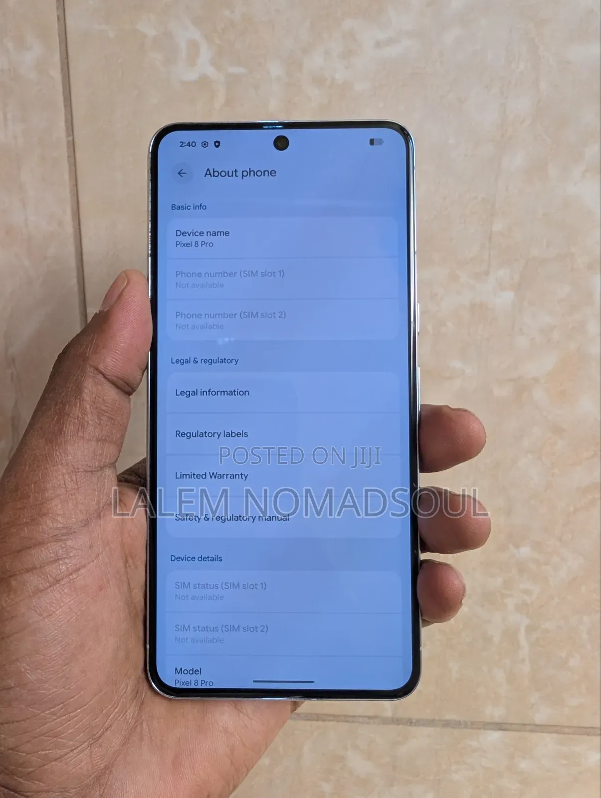 New Google Pixel 8 Pro 128 GB Blue