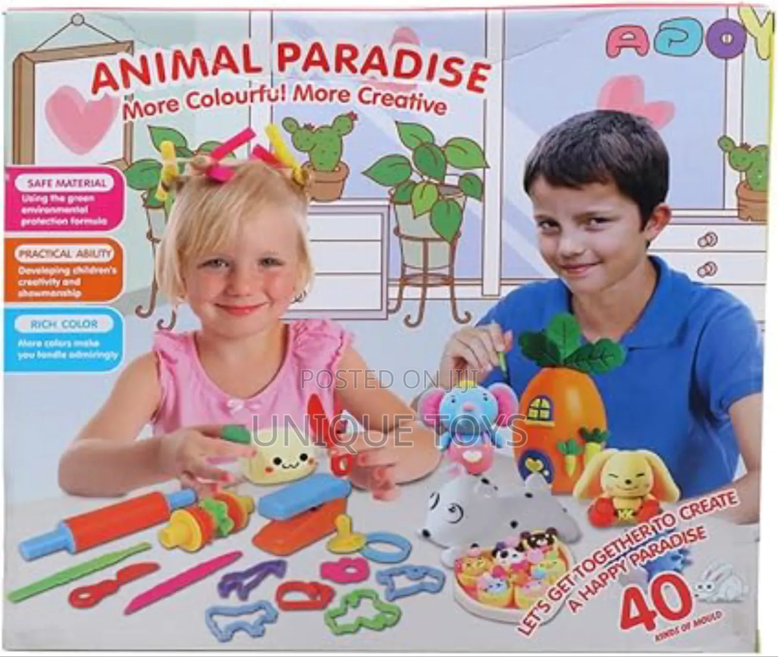 Animal Paradise – Play-Dough Modeling Clay Set