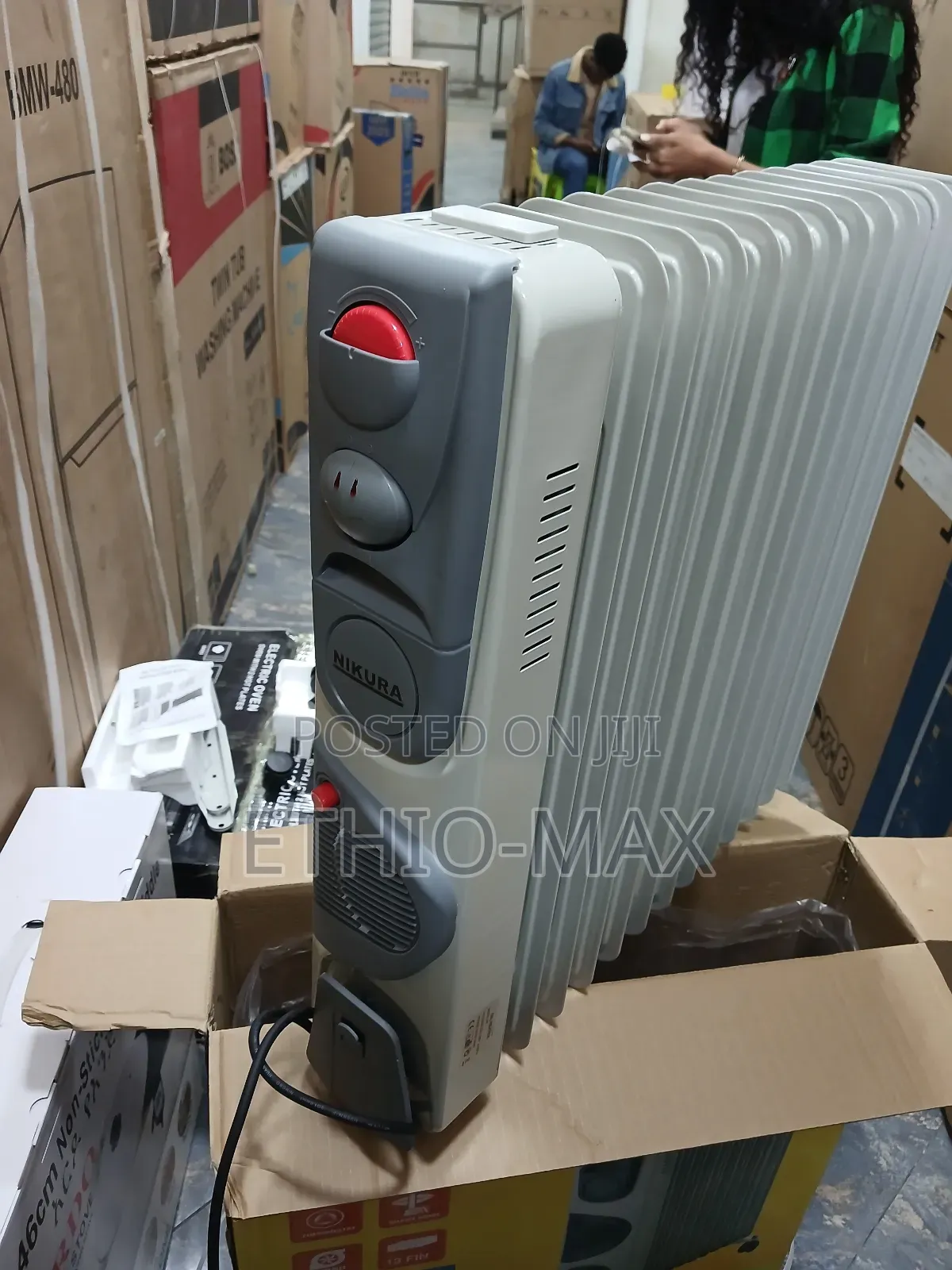 Nikura Oil Heater 13-Fin Turbo Fan – 2500w | Powerful Heating