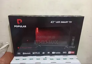 Popular Tv 43” Smart Android Tv – Clear Picture | Original New Arrival