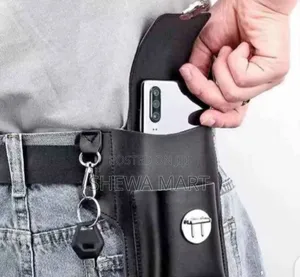 Men's Phone Bag Upgraded Version With Belt, Multifunctional Leather Wa