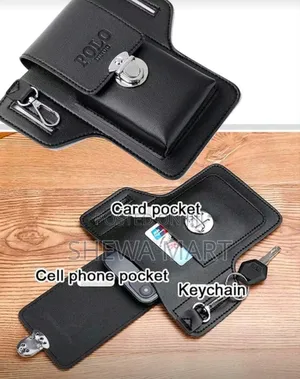 Men's Phone Bag Upgraded Version With Belt, Multifunctional Leather Wa