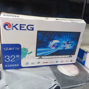 Keg Smart Tv 32 Doubel Gelass Bord New 2025 Model