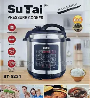 Sutai Multifunctional Stainless Steel Electric Pressure Cooker.