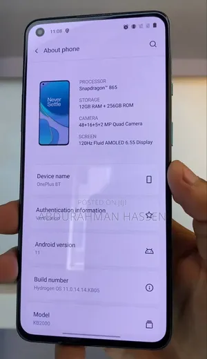 OnePlus 8T 256 GB Blue