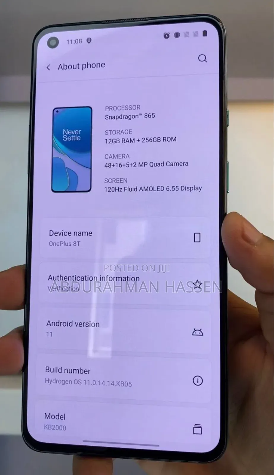 OnePlus 8T 256 GB Blue