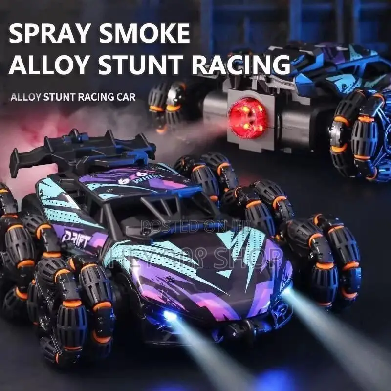 Alloy Spray Music Lighting Rc Stunt Car (360° Drift)
