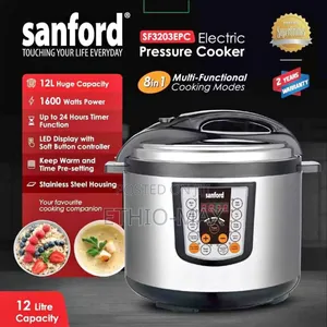 Sanford Digital Pressure Cooker 12l – Smart | Fast Cooking | Original