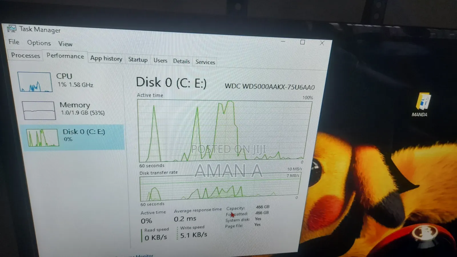 Desktop Computer Dell OptiPlex 3010 2GB Intel Core I3 HDD 500GB