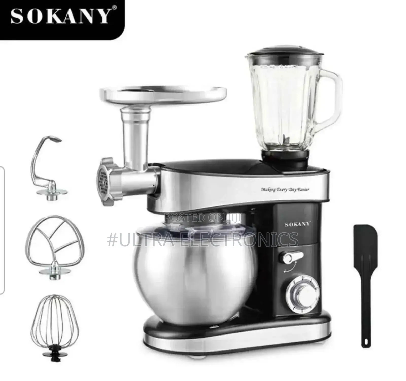 Sokany or Seaspark 5-in-1 Multifunctional Stand Mixer.