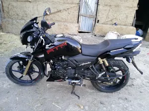 New TVS Apache 180 RTR 2024 Black